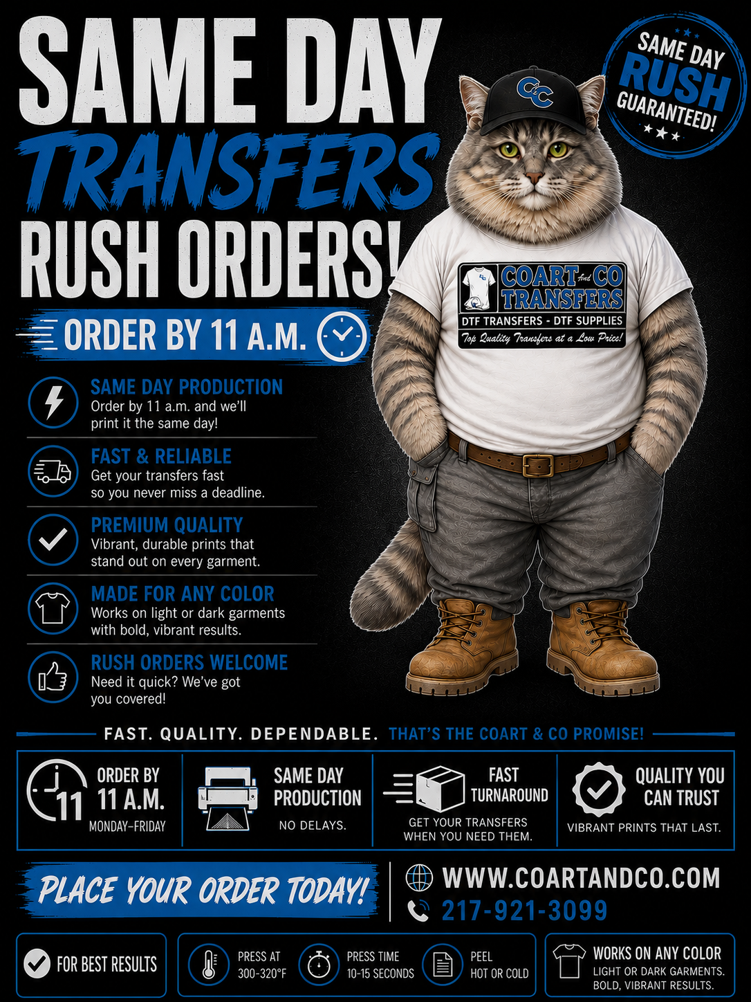 Same Day Rush Transfers