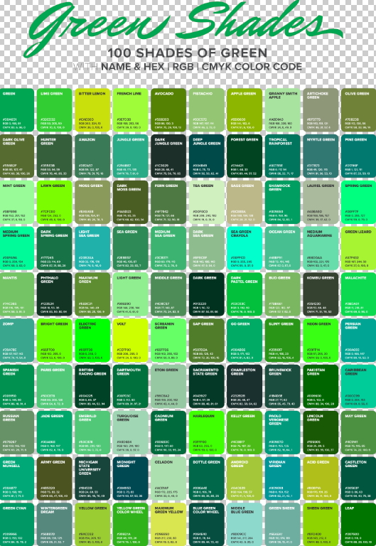 DTF Color Swatches